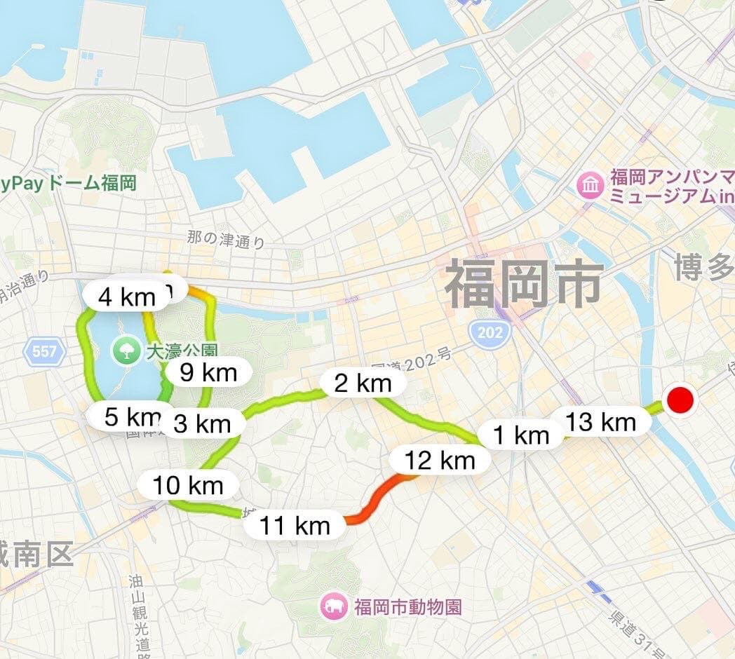 お気に入りのランニングコース – 福岡県福岡市・大濠公園 編