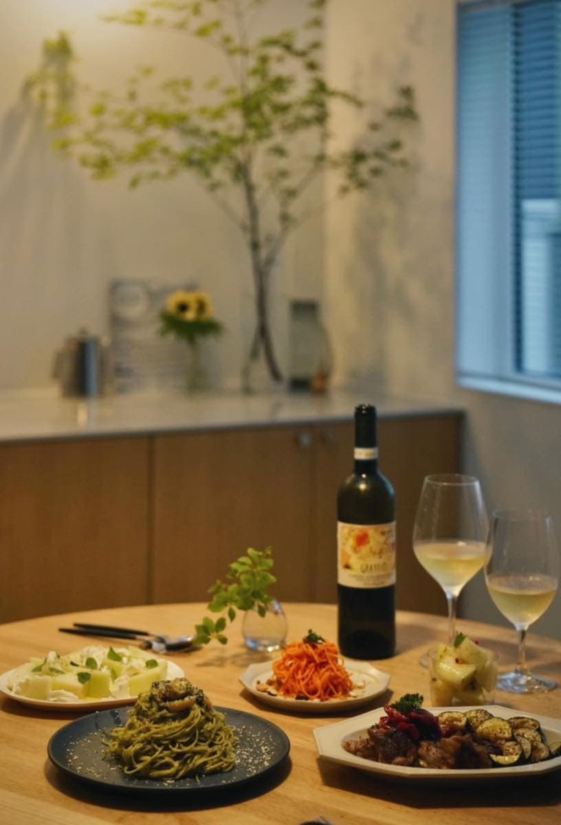 器とインテリア、我が家のホームパーティー編