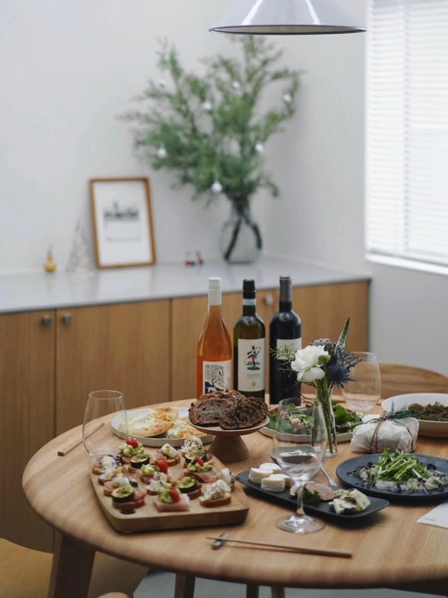 器とインテリア、我が家のホームパーティー編