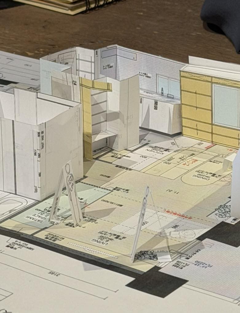 お客様お手製！模型でイメージが一気にリアルに☆