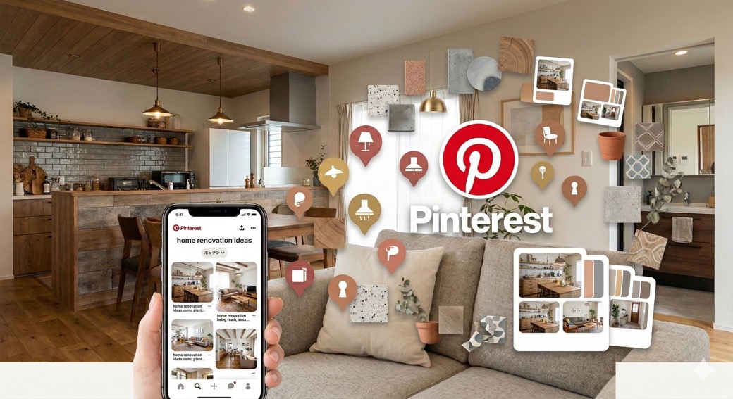 Pinterestは家づくりのイメージ共有に便利。RENOVES流の活用法を紹介