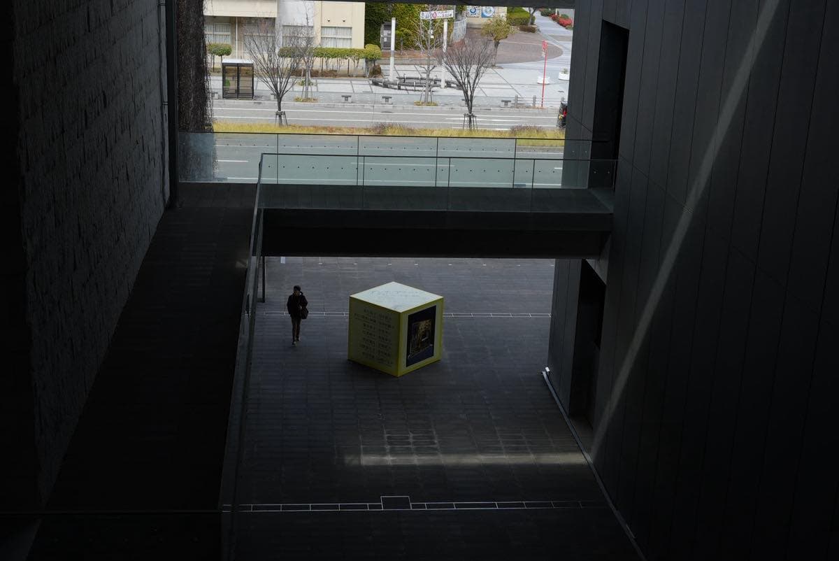 兵庫県立美術館｜光と影と青りんご