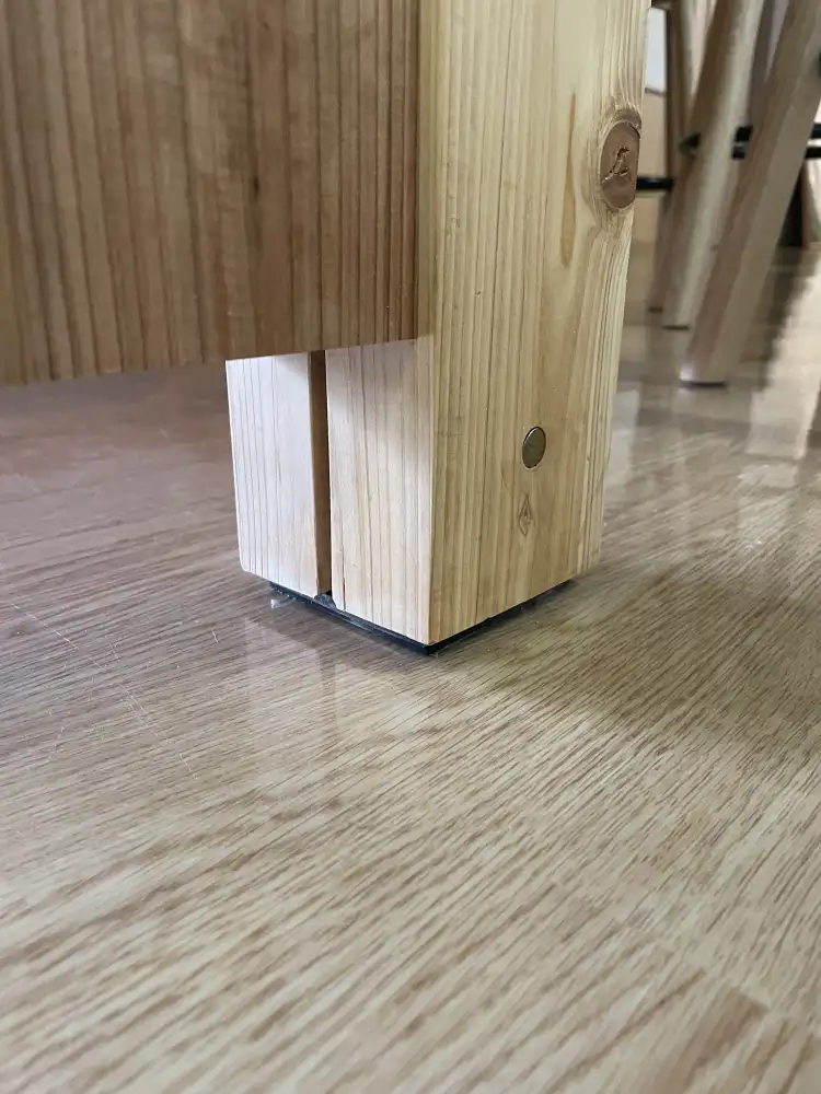 柱を建てて新しい空間に